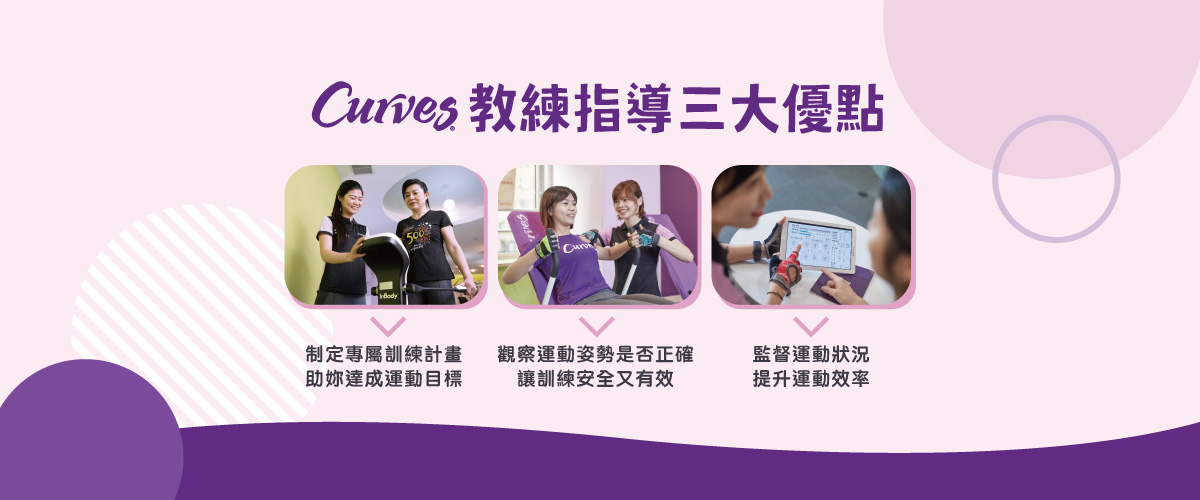 Curves教練指導三大優點